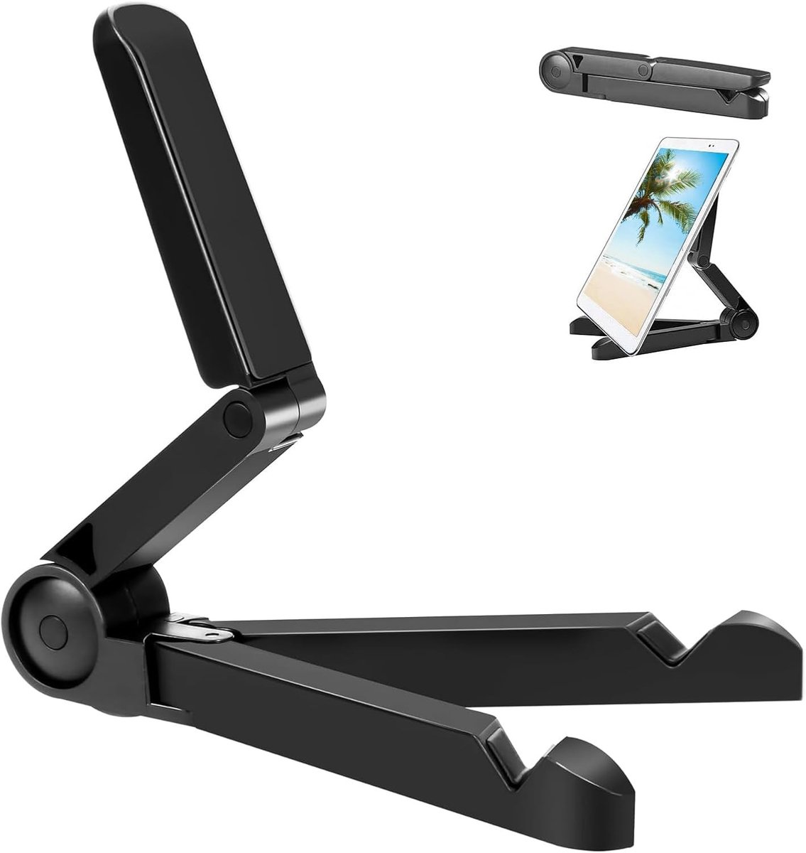 Verstelbare en Opvouwbare Tabletstandaard voor 4-13 Inch Apparaten en Mobiele Telefoons, Ideaal voor iPad en Tablets