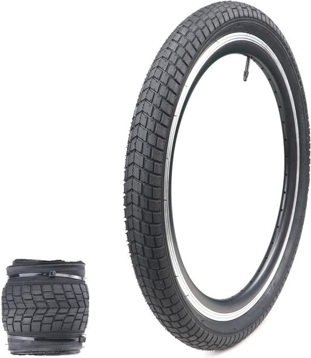 20 Inch Fietsbande 20 x 2.125 - Set van 2 voor Scooter, Kinderfiets en MTB