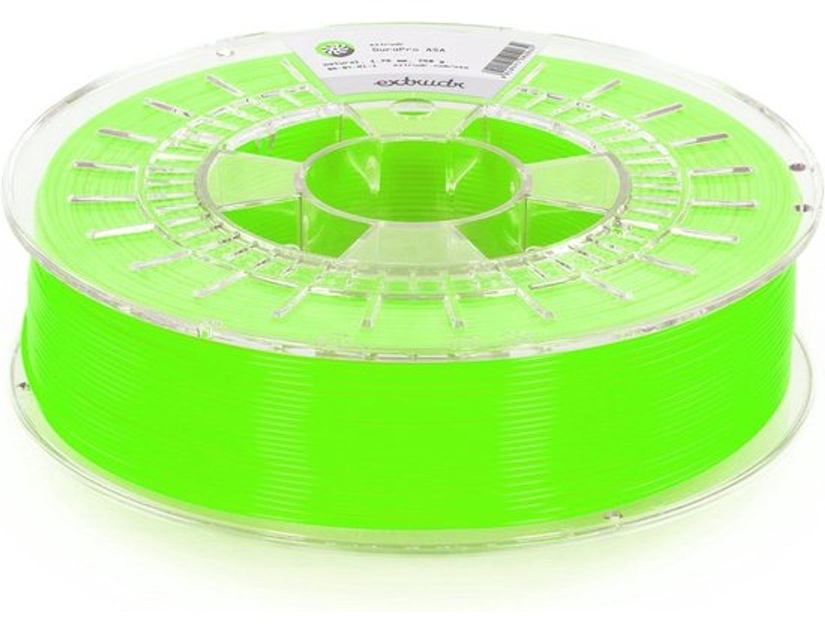 DuraPro ASA 3D Printer Filament 1.75mm - Neon Groen - 750g