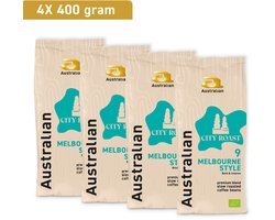 Koffie australian melbourne bonen biologisch | 4 stuks