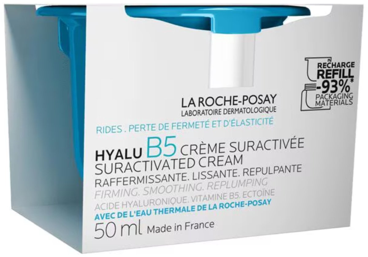 La Roche-Posay Hyalu B5 Suractivated Crème Refill - Geschikt voor een gevoelige huid - Met hyaluronzuur en vitamine B5 - 50ml
