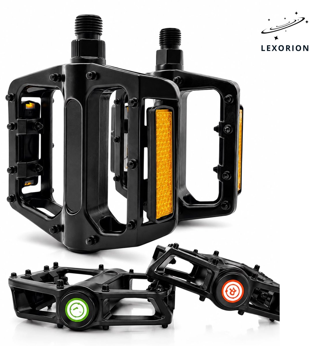 Lexorion Fatbike Trappers – Pedaal Cranks voor Fatbike – Geschikt voor Ouxi V8 H9, QMwheel V20 V30 C20 & Diverse Modellen