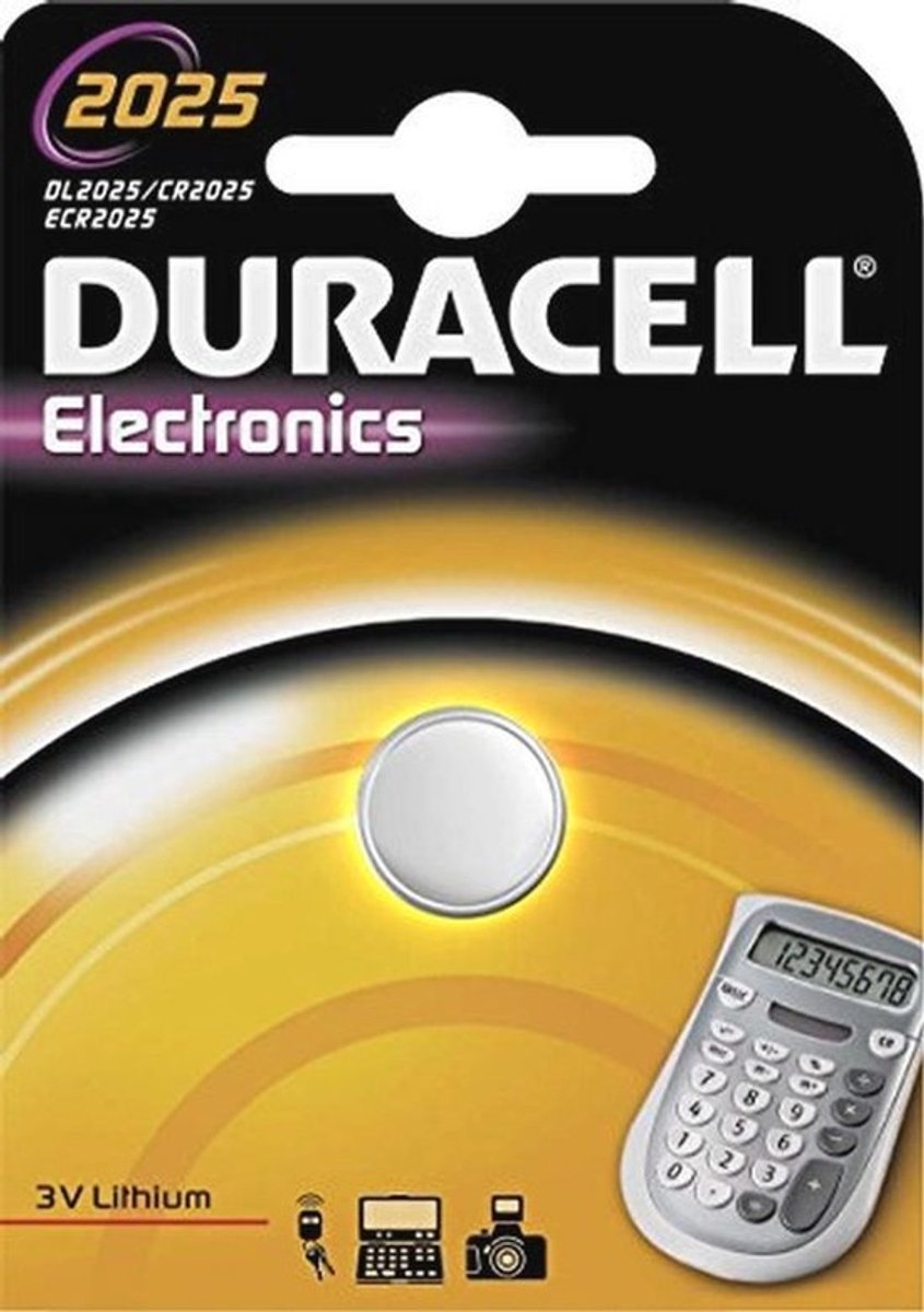 Knoopcel lithium 2025 - CR2025, DL2025 | 3V batterij voor kleine apparaten