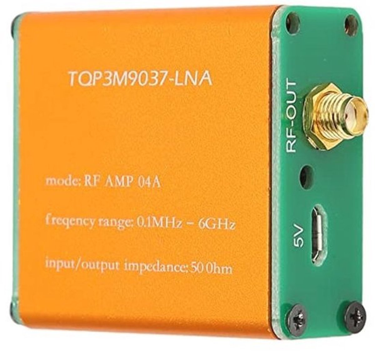 Hoge Versterking RF-versterker 0,1 MHz-6 GHz met Laag Geluidsniveau