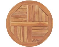 vidaXL Solid Teak Table Top Dining Table Top Table Top Table Tops Dining Table Tops Tables Tables Outdoor Table Top Outdoor Tabletops Dining Table Round