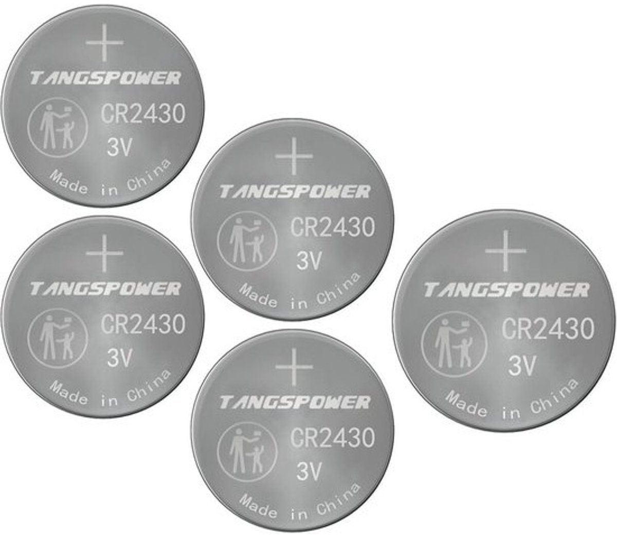 CR2430 Lithium Knopbatterijen - Verpakking van 4 stuks