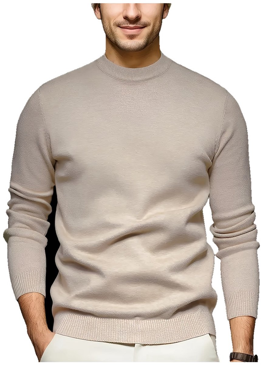 Currero Sweater Heren Sweaters Sweatshirt Hoodie Warme Trui Pullover Jumper Crewneck Vest Creme