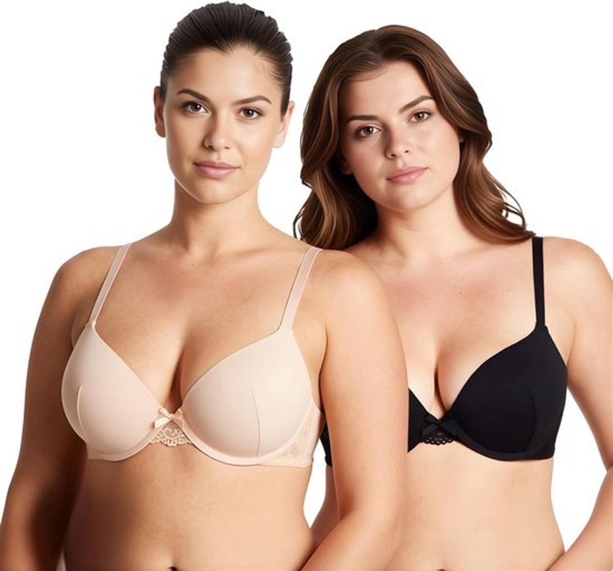 Push Up BH met Lichte Lift en Beugel voor Dames T-shirt BH