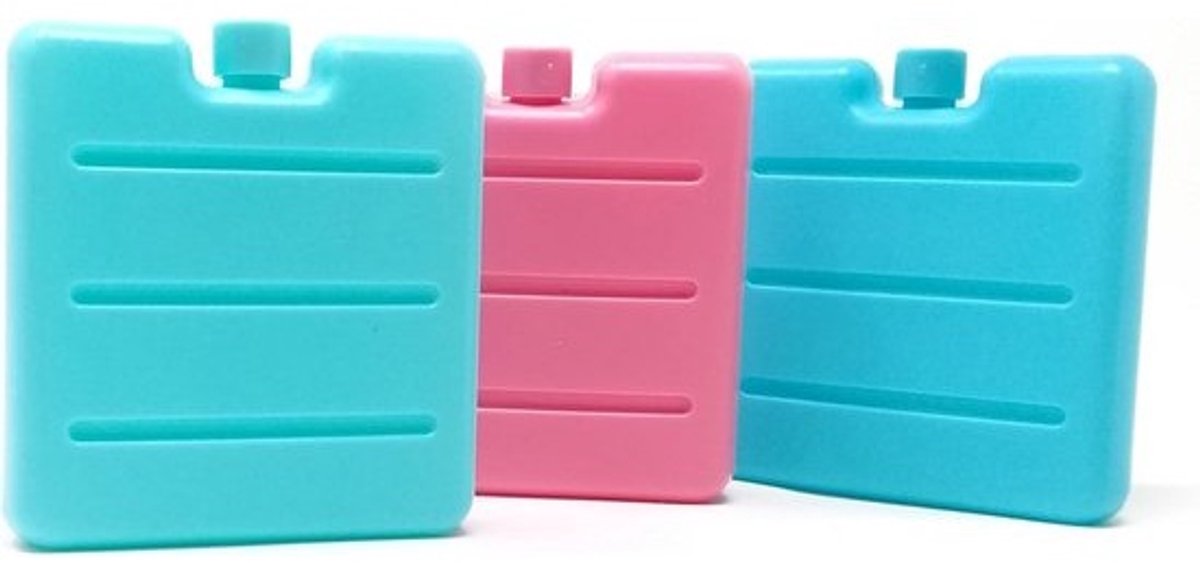 Set van 3 Compacte Koelelementen voor Koeltas en Lunchtrommel