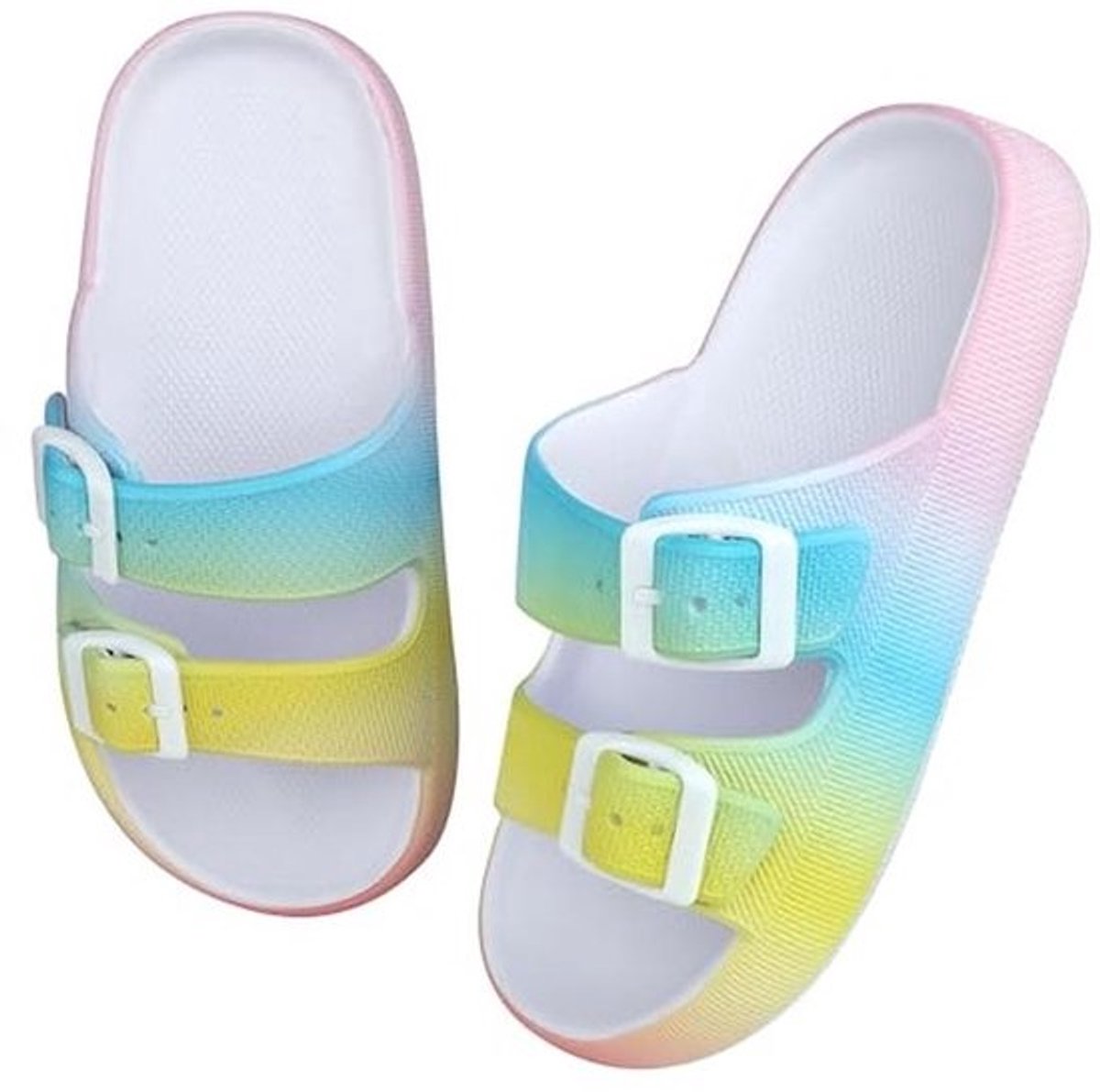 Verstelbare EVA Sandalen voor Jongens en Meisjes - Comfortabele Zomerse Slippers voor Douche, Strand en Zwembad