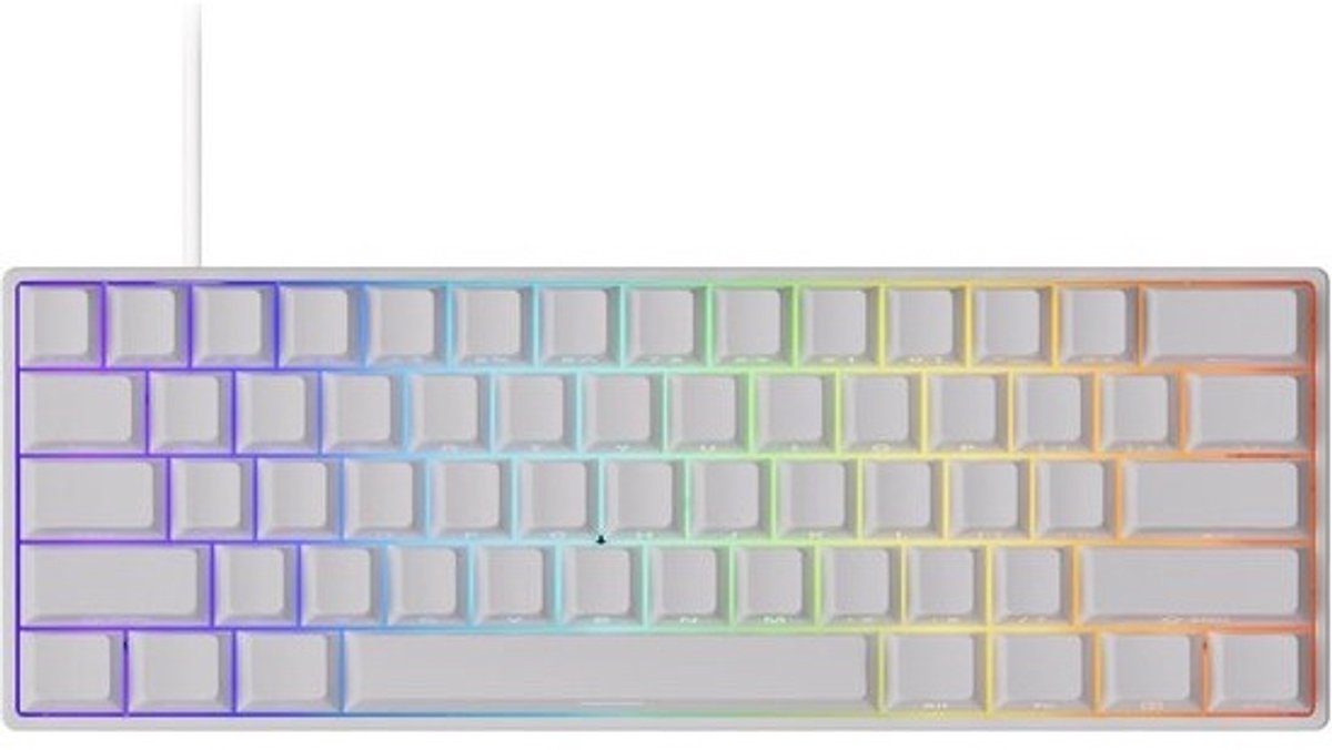 Compact 60% Gaming Toetsenbord met Rapid Trigger en Magnetische Schakelaars - Wit