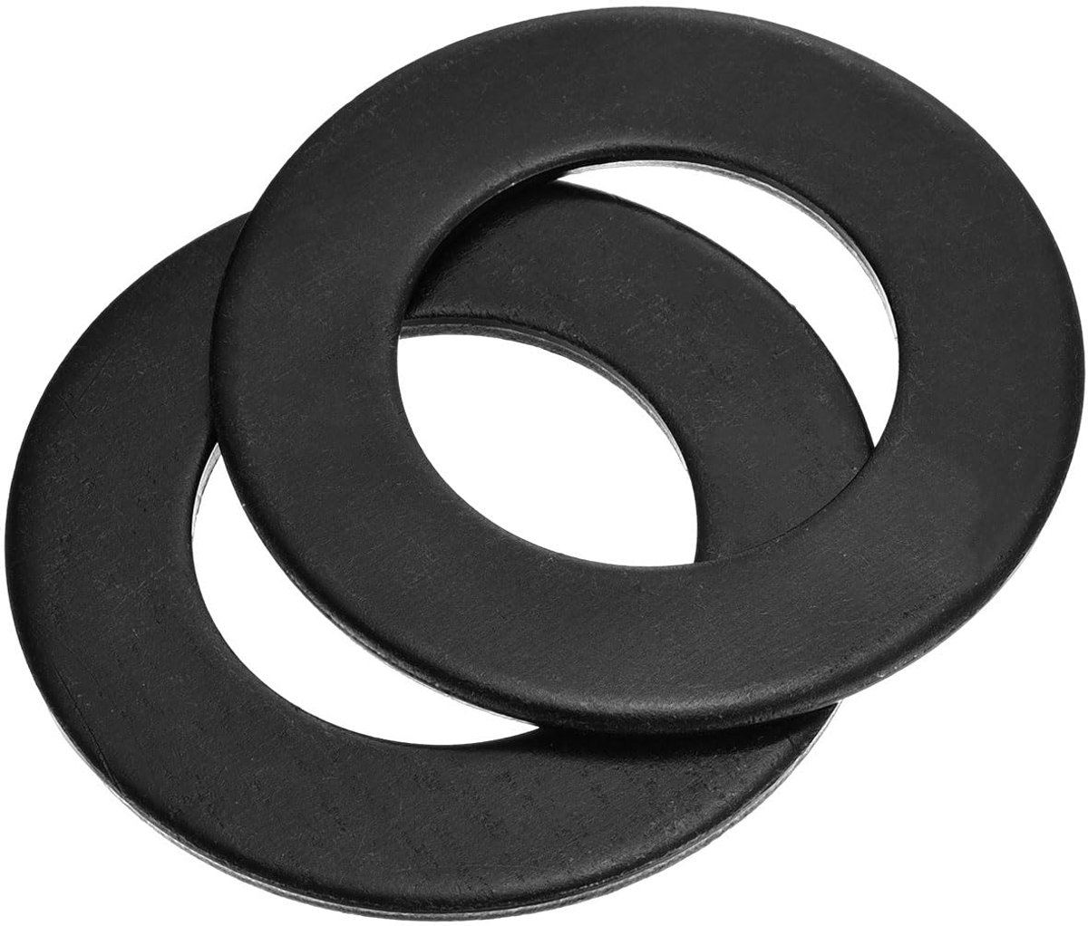 Ronde Afdichtingsringen - Koolstofstaal Plat - Voor Schroeven Moeren Draadstangen - Zwart M40 x 72 x 3 mm - 10 stuks