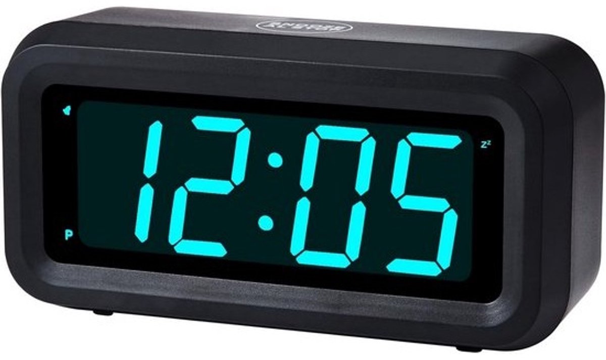 Digitale Batterij Wekker met LED Display, Dimfunctie en Sluimer