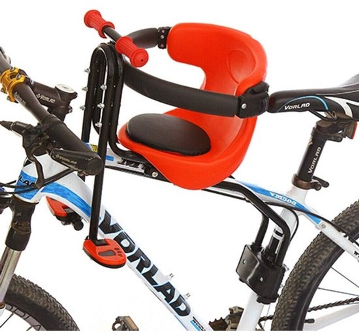 Fietsstoeltje voor Kinderen voorop - Veilig en Comfortabel Babyzitje met Voetensteun