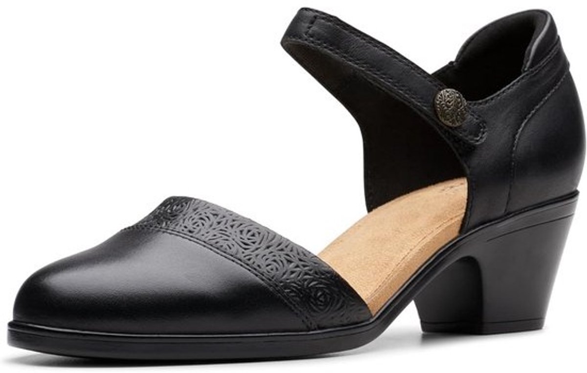 Dames Leren Pumps in Zwart