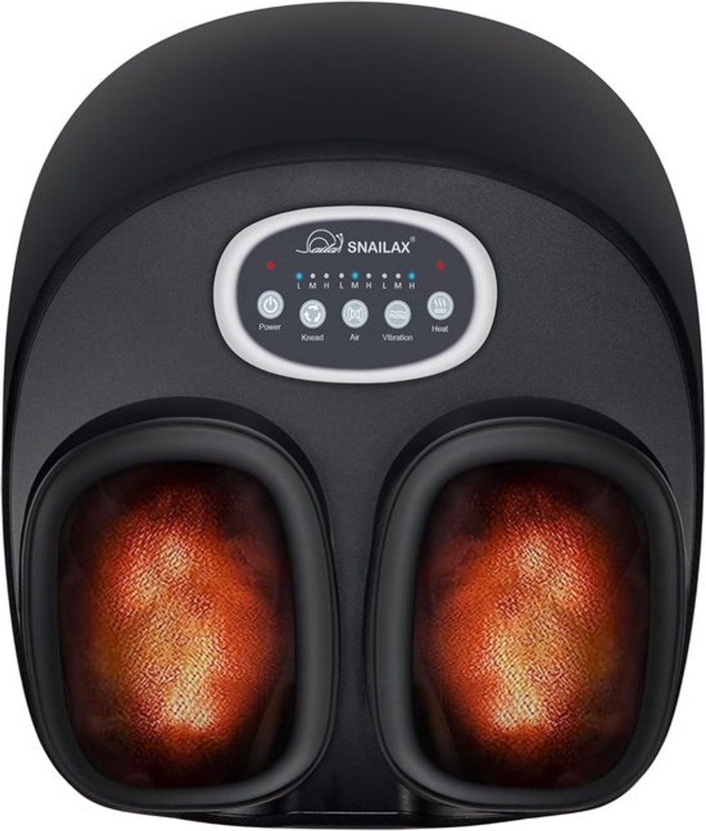Voetmassageapparaat met Warmte - Shiatsu Kneden Compressie Trillingen - Voetwarmer - Massageapparatuur voor Voeten