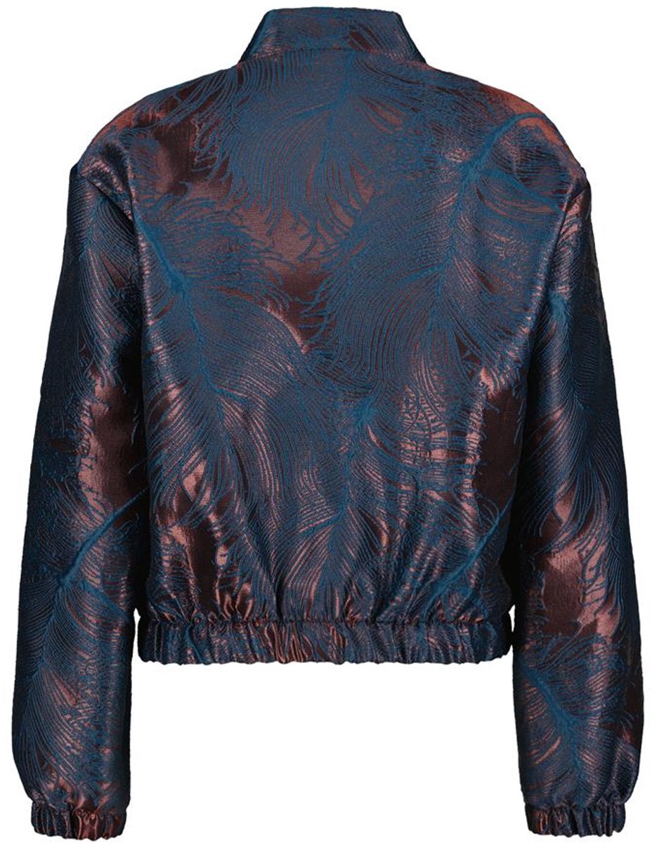 DIDI Dames Bomber Lora Brown Feather jacquard maat 36