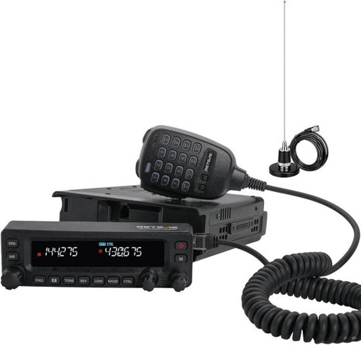 Amateur Radio Transceiver Mobiel met Cross-band Repeater en Luchtvaartband Ontvangst