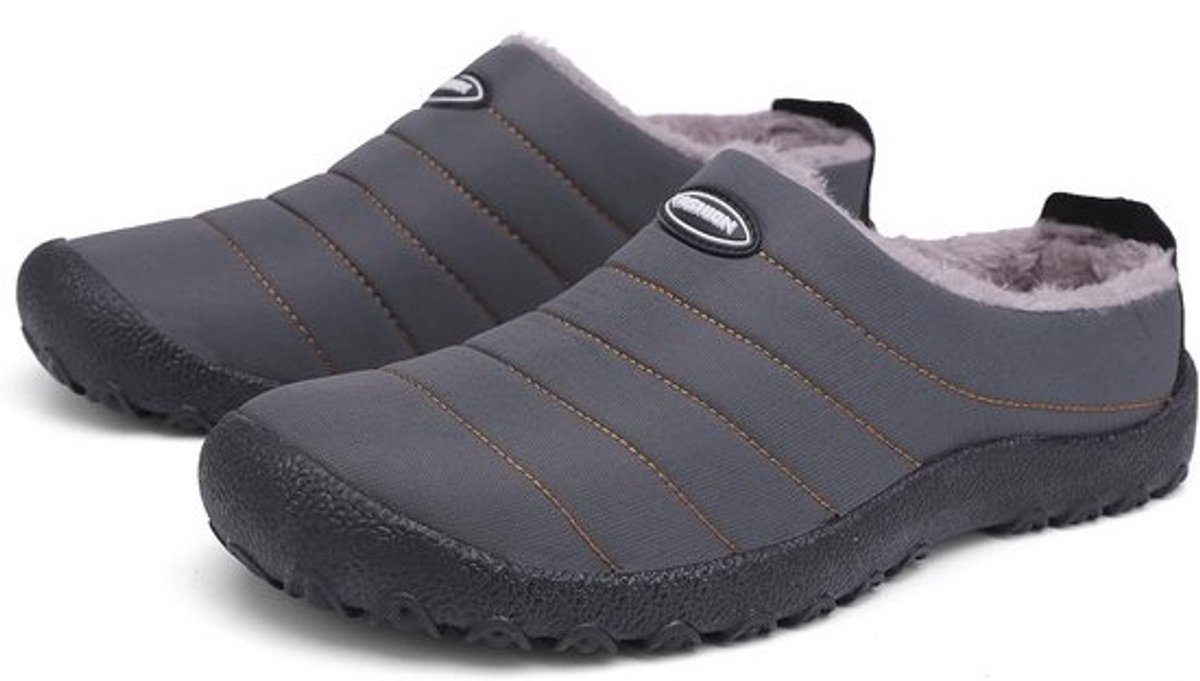 Warme Pantoffels Heren & Dames - Binnen & Buiten - Pluche Gevoerd en Antislip