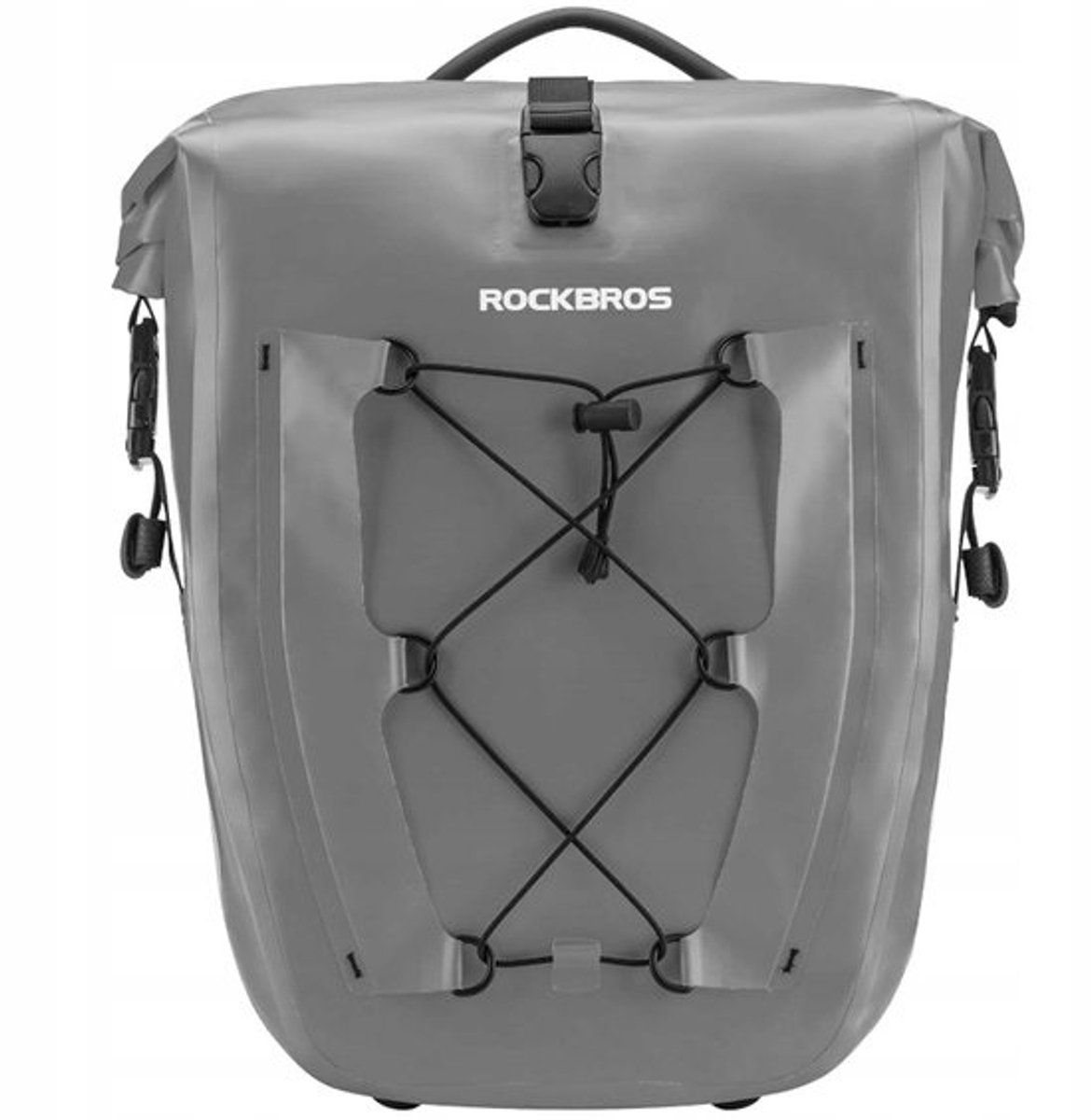 Rockbros Fietstas Achterop Bagagedrager 25L Waterdicht Grijs