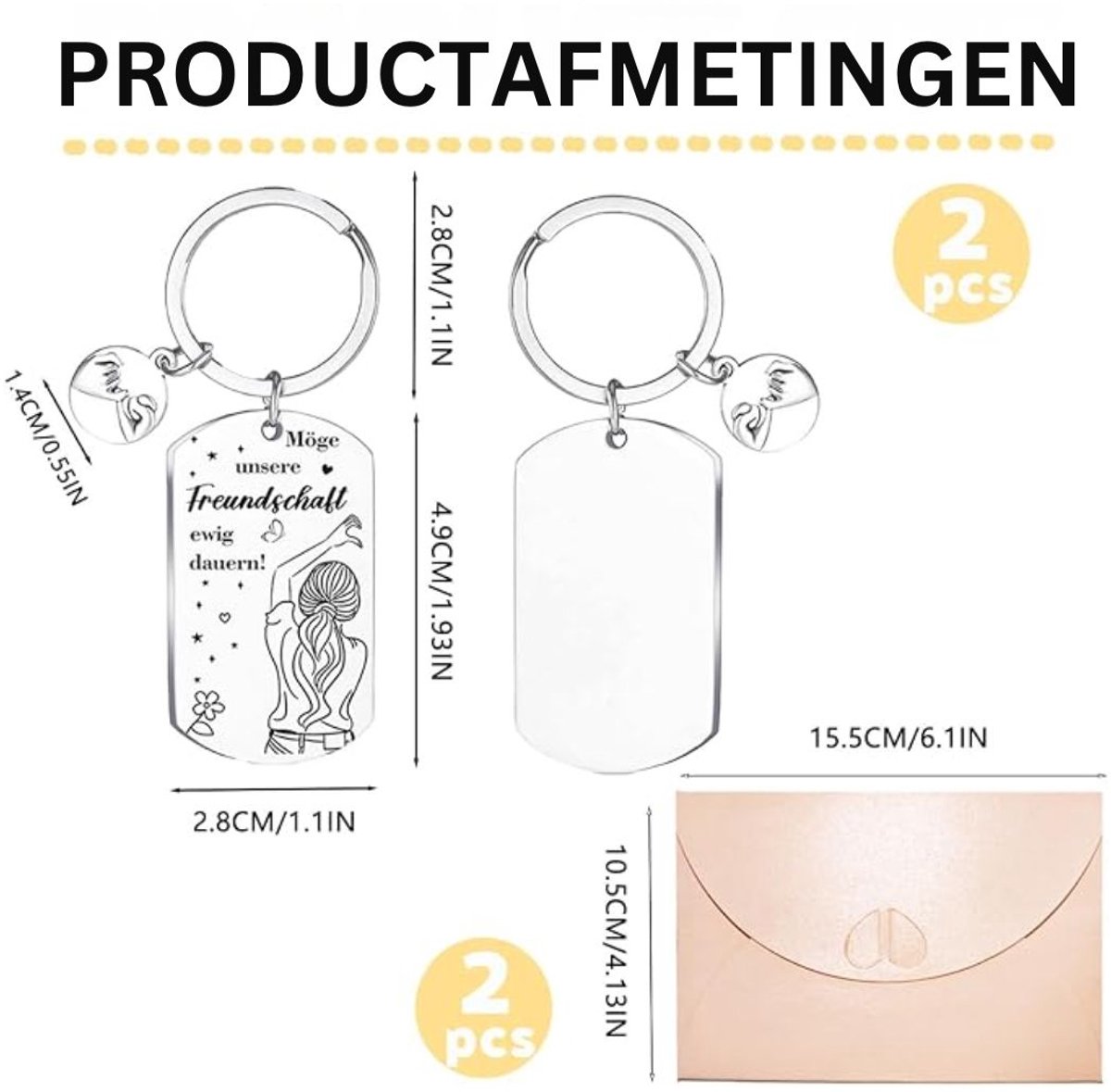 CRLYN® Haar Sleutelhanger - Herinnering Sleutelhanger - Bewaren van Herinneringen