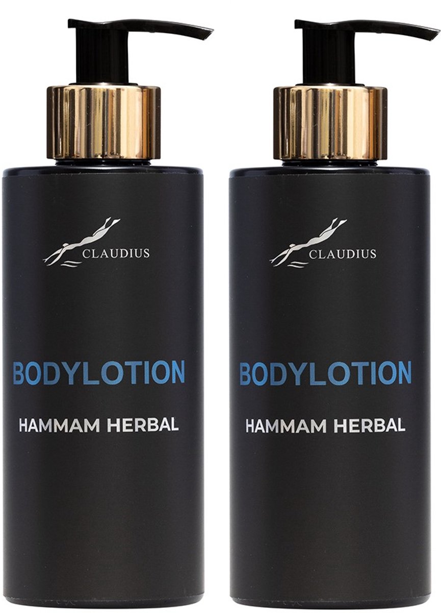 Showergel Hammam Herbal 300 ml - gouden pomp - 2 stuks