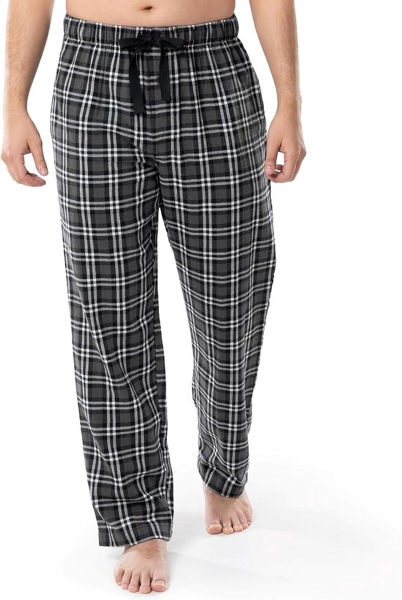 Pyjamabroek Heren - Loungebroek Zacht - Slapen Ontspannen - Gekleurd Garen - 35x28x4cm