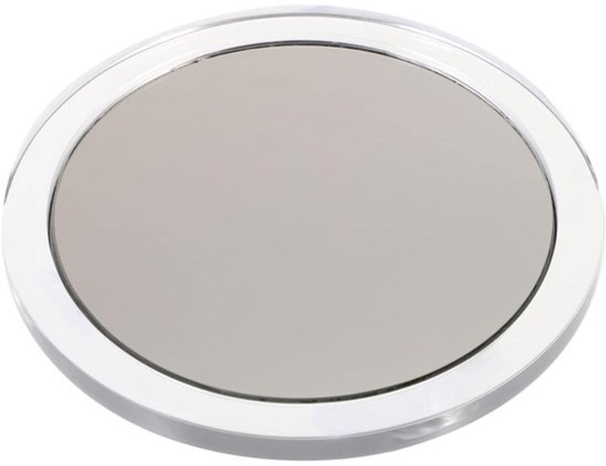 Vergrootspiegel Met Zuignappen - Draagbare Make-up Spiegel - Precisiewerk Detail - Eenvoudig Te Bevestigen - 10x10cm - Wit