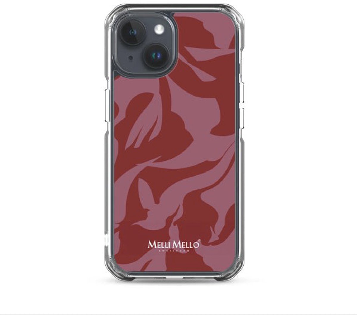 Melli Mello Telefoonhoesje Crimson Wave (Soft case) - Apple iPhone 15