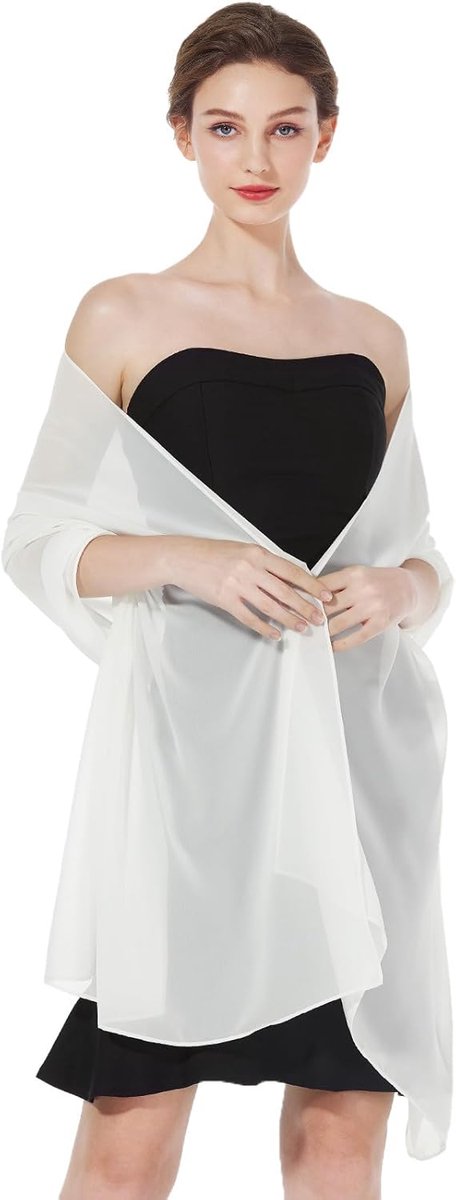 Chiffon Sjaal En Wraps Lichtgewicht Sjaals Gestolen Zijde Gevoel Sheer Cover Up Voor Vrouwen Zomer Bruiloft Bruidsmeisjes Avond