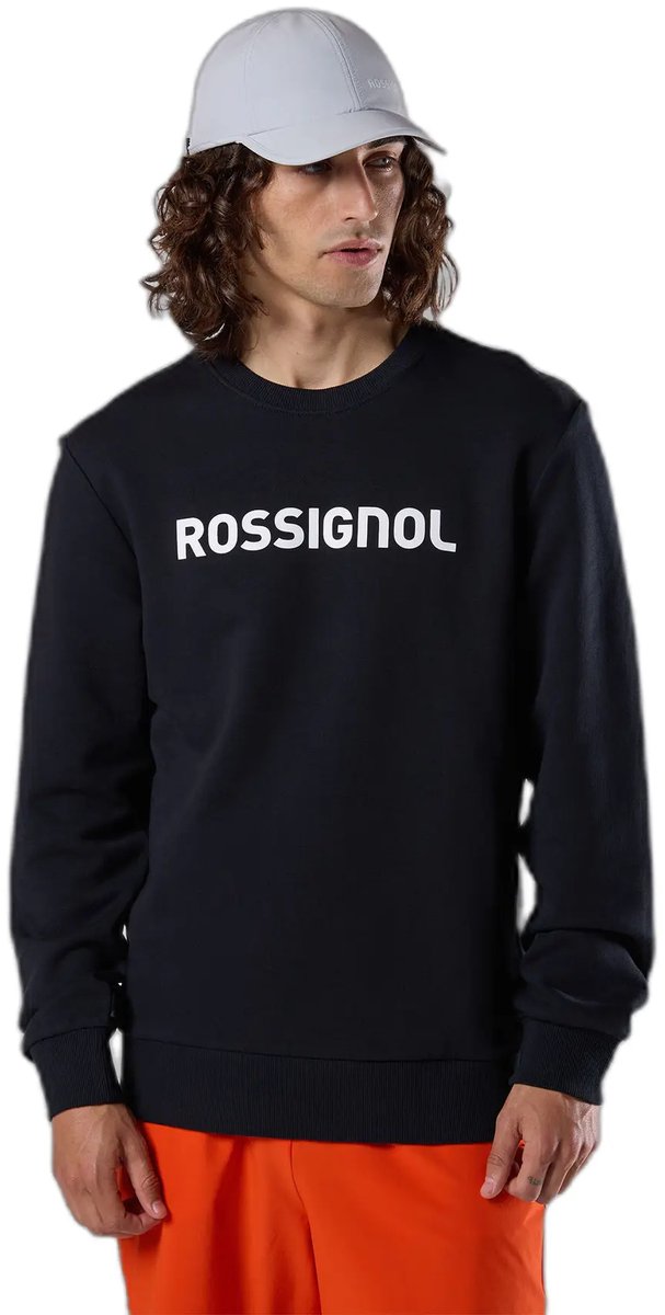 Sweatshirt Rossignol Logo Cn Zwart