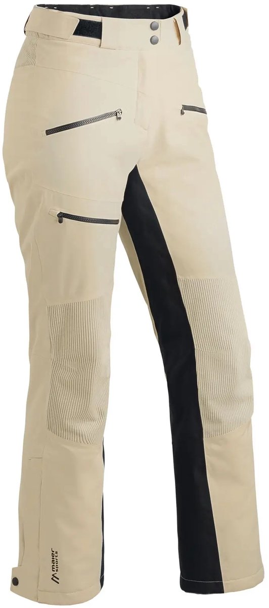 Dames skibroek Maier Sports Whiteglam Zwart