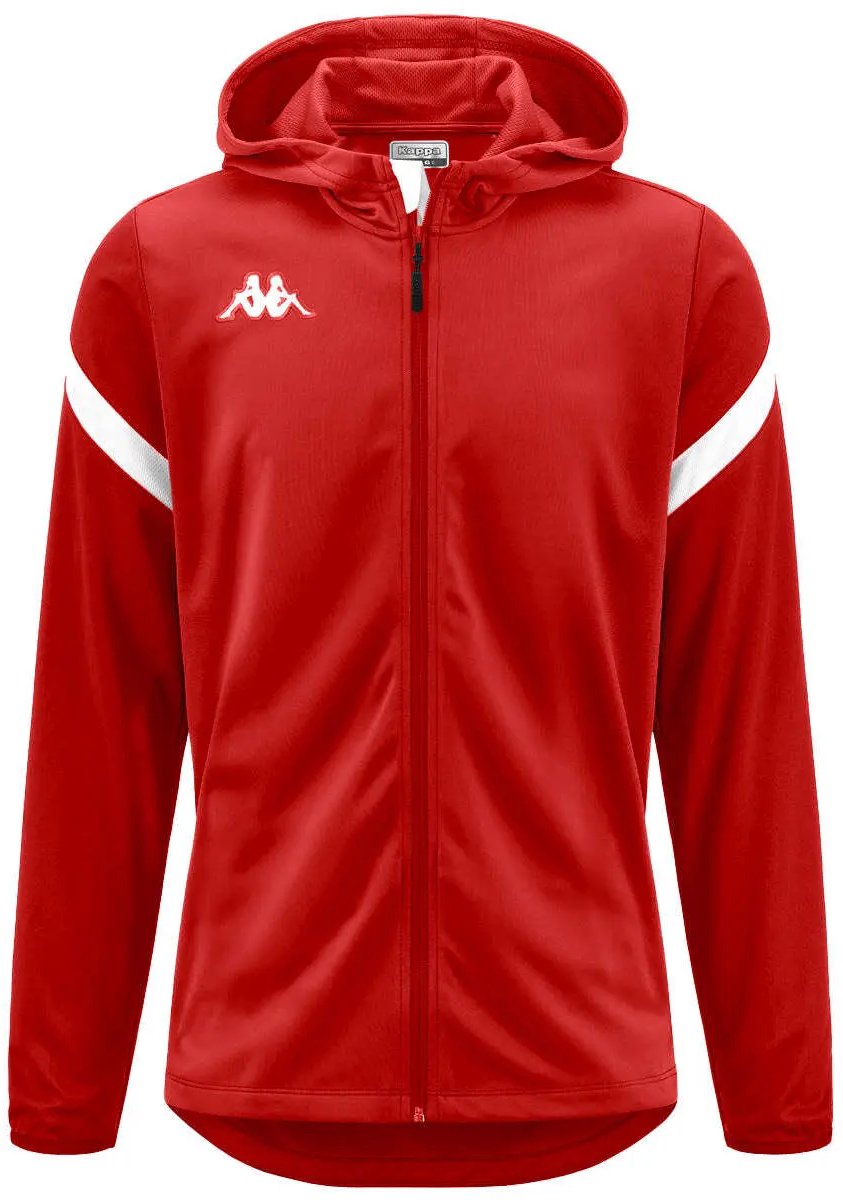 Hooded sweatshirt met rits Kappa Dolve Rood