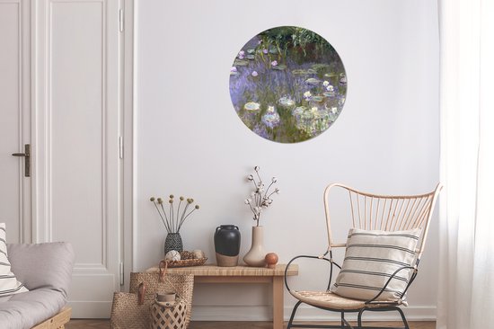Wall Circle - Wall Circle - Nymphéas - Claude Monet - Aluminium - Dibond - ⌀ 60 cm - Intérieur et Extérieur