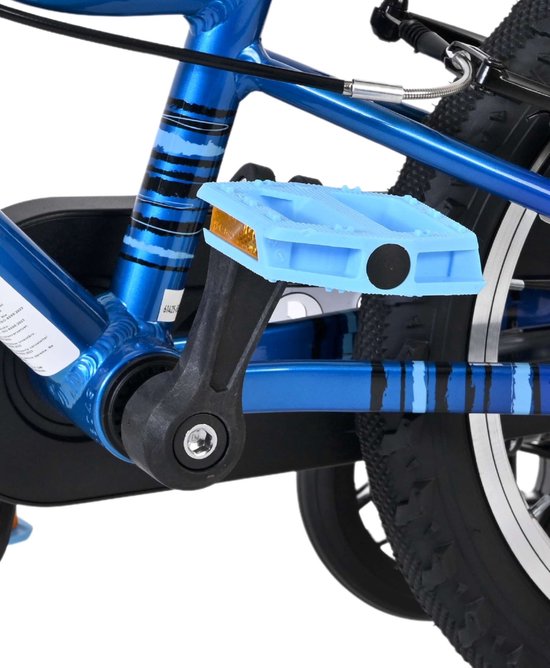 Volare Venom Kinderfiets - Jongens - 14 inch - Blauw - Twee handremmen — afbeelding 3