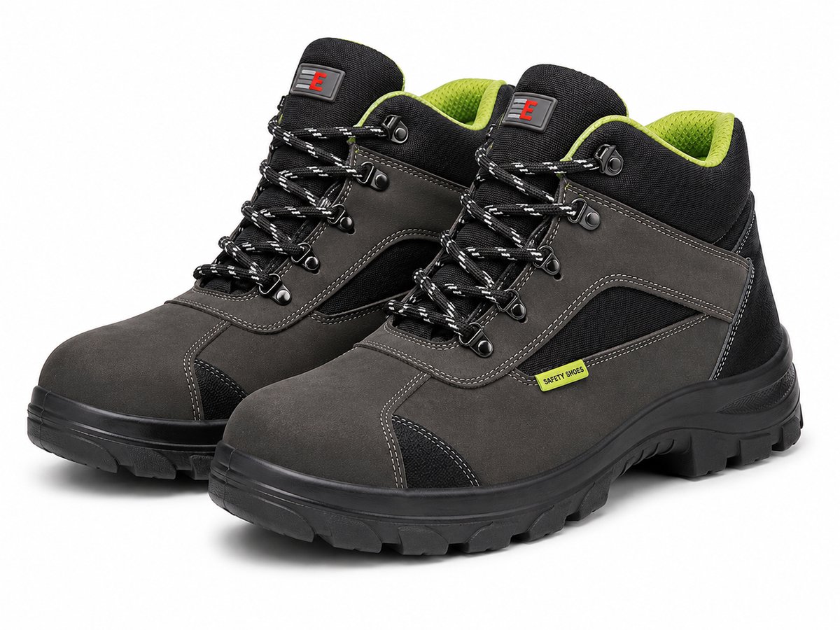 Honeywell Bacou Peak AMG S3 CI SRC V82 Werkschoenen – Lichtgewicht – Zwart/Geel – Maat 48