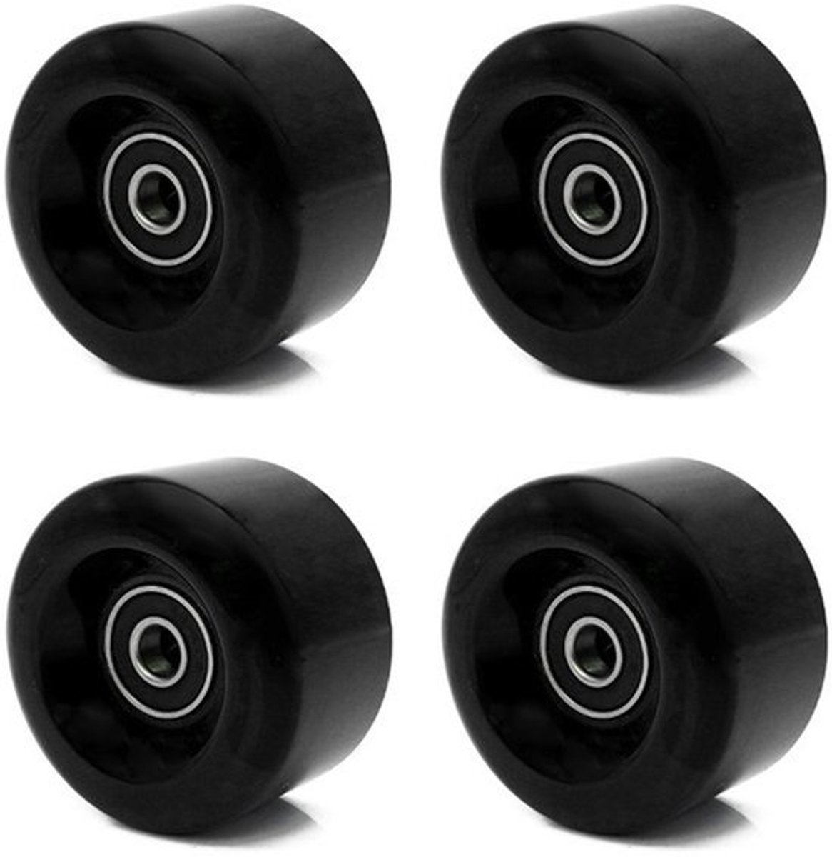 Rolschaats Wielen Set van 4 58x32mm PU Wielen 82A Soft Skate Wielen voor Buiten & Binnen Slijtvaste Reservewielen voor Rolschaatsen & Skateboards Schokabsorberend