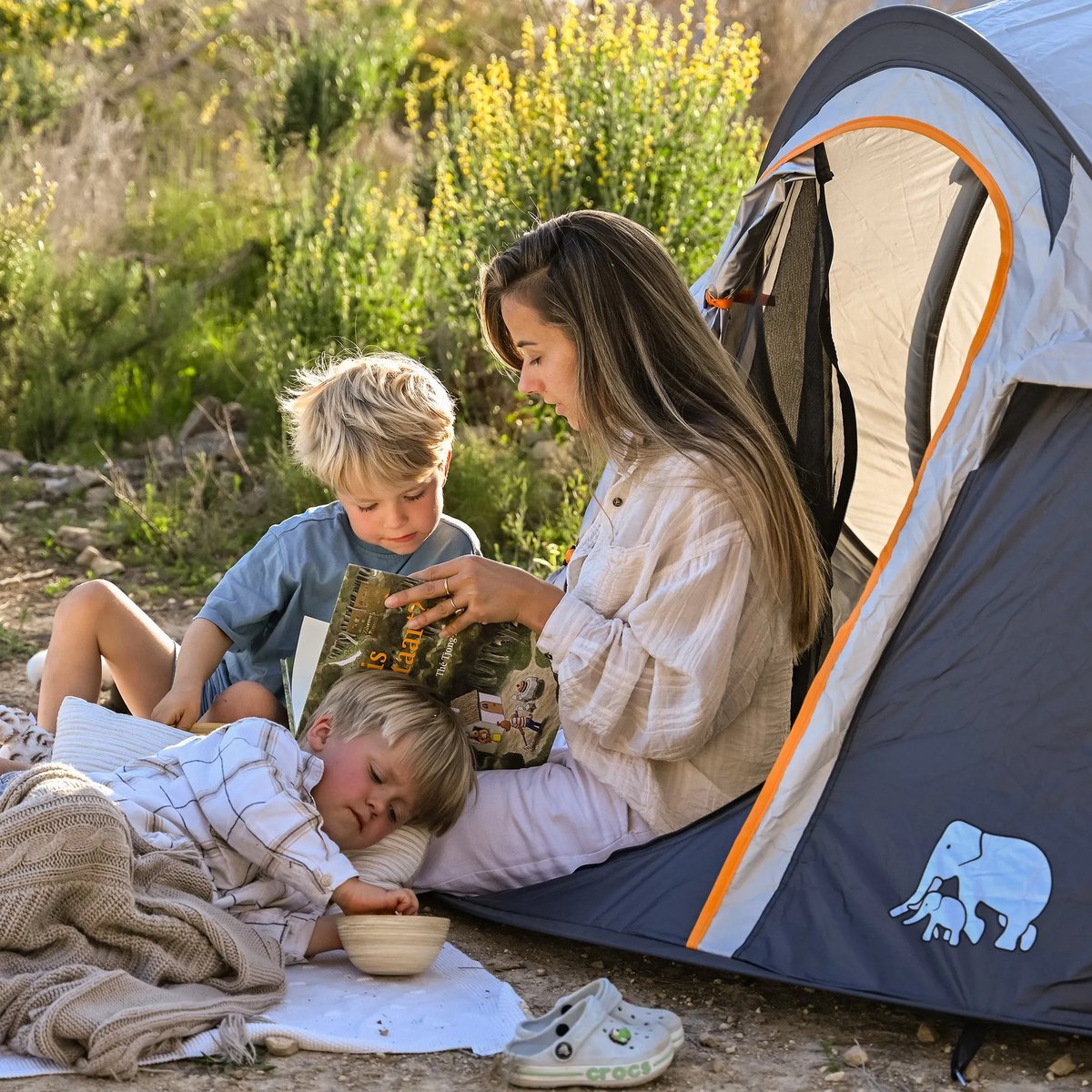 Deryan Pop Up Tent - 4 persoons - 5000MM waterkolom - UV 50+ - Sand – foto 7