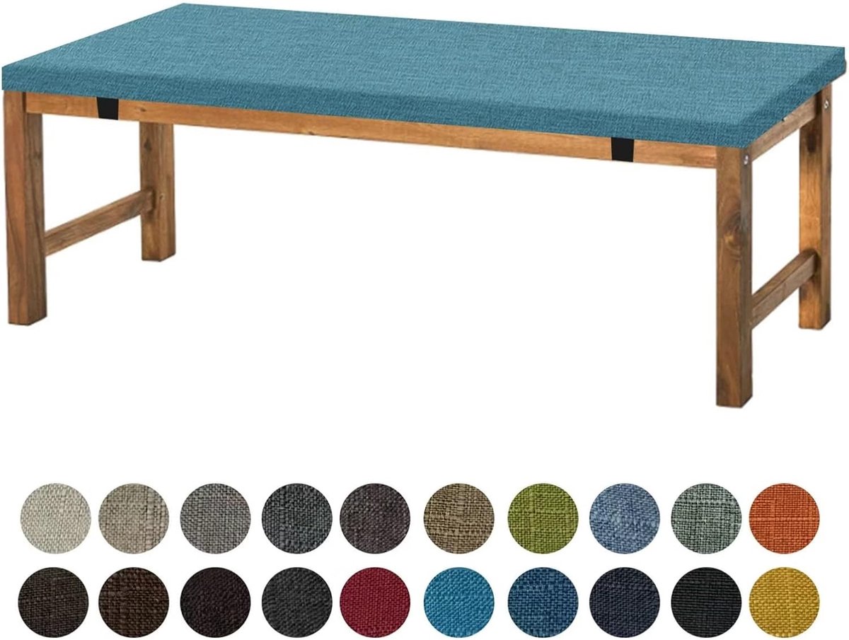 Zitkussen 60X30X5CM, Wasbaar Antislip Bankkussen Zitbedekking Comfortabele Bankpolster voor Bank, Vensterbank, Tuinmeubilair, Terras, Binnen, Blauwe See