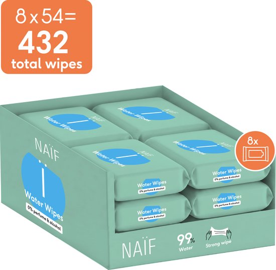 Naïf Natuurlijke Plastic Vrije Billendoekjes