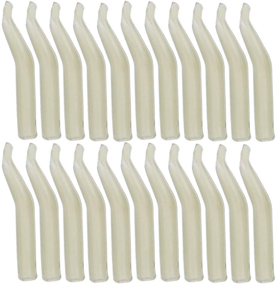 Dailygoods- Anti Klitten Mouwen 100 Stuks - PE Mouwen 20mm - Vis Accessoires - Karpervissen - Professioneel Gereedschap - Hoogwaardige Kwaliteit - Visaccessoires
