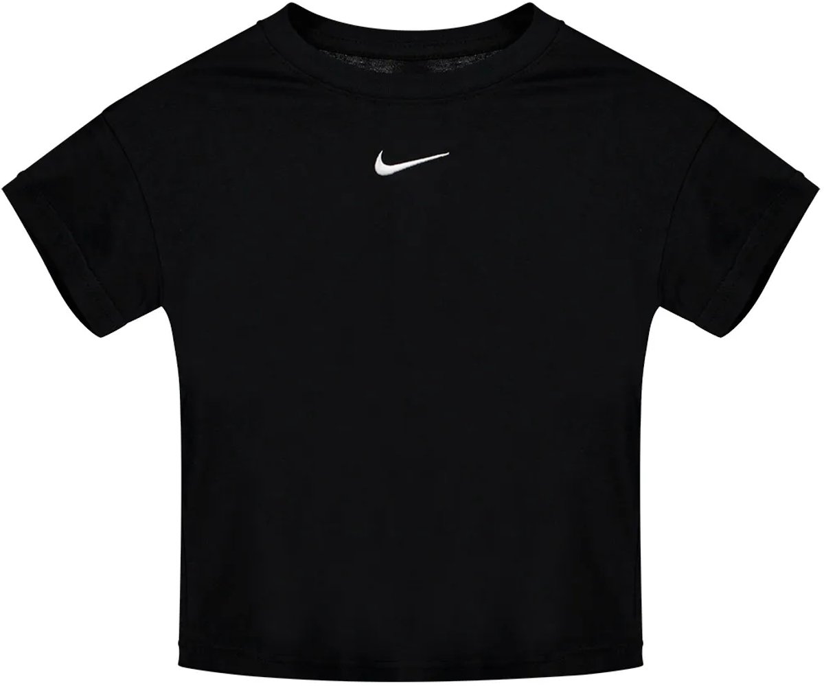 Nike Sportswear Essential T-shirt Met Korte Mouwen 7-8 Years Kinderen Zwart
