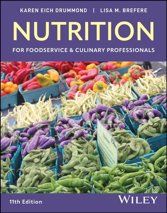 Nutrition for Foodservice and Culinary Professionals, 11th E ... - cover