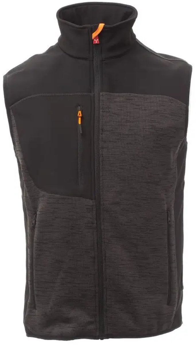 Payper Tour - melange steel grey/black-fluorescent orange - 3XL
