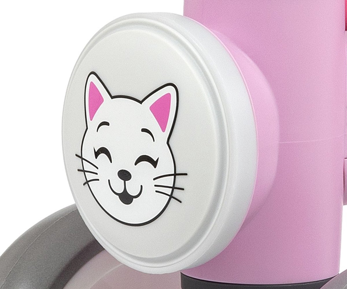 Milly Mally York kinderloopauto roze met LED - Loopauto