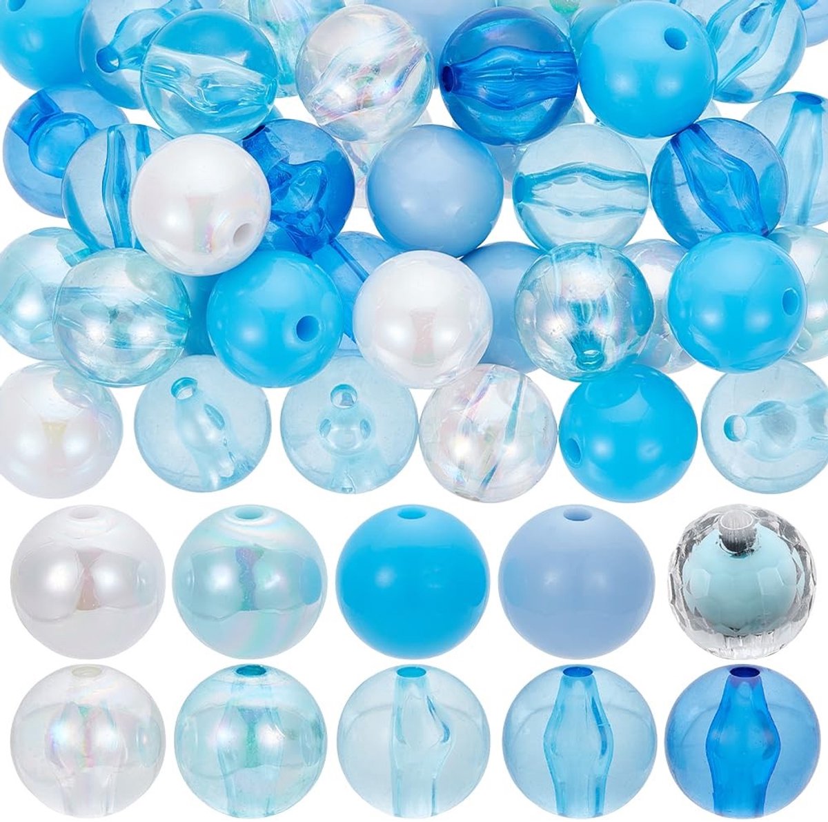 Dailygoods - 16mm Acryl Kralen Bulk voor Sieraden Maken