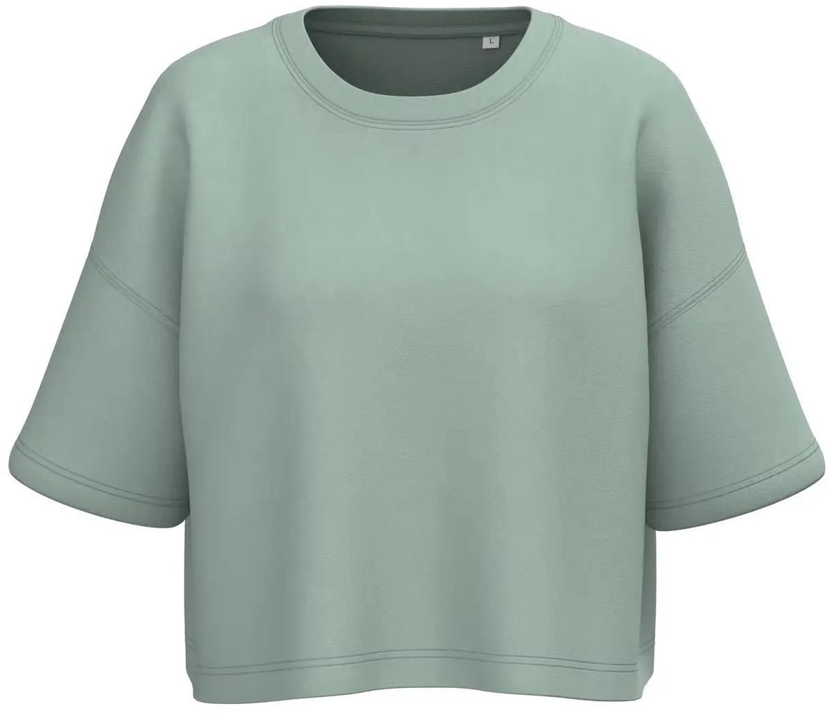 Korte mouw cropped sweatshirt voor dames Proact