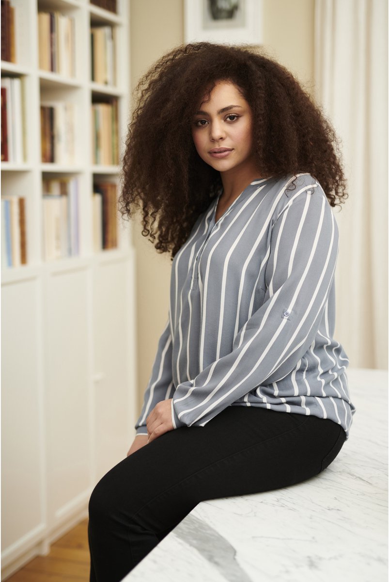 Vrouwenblouse KAFFE Curve Sida