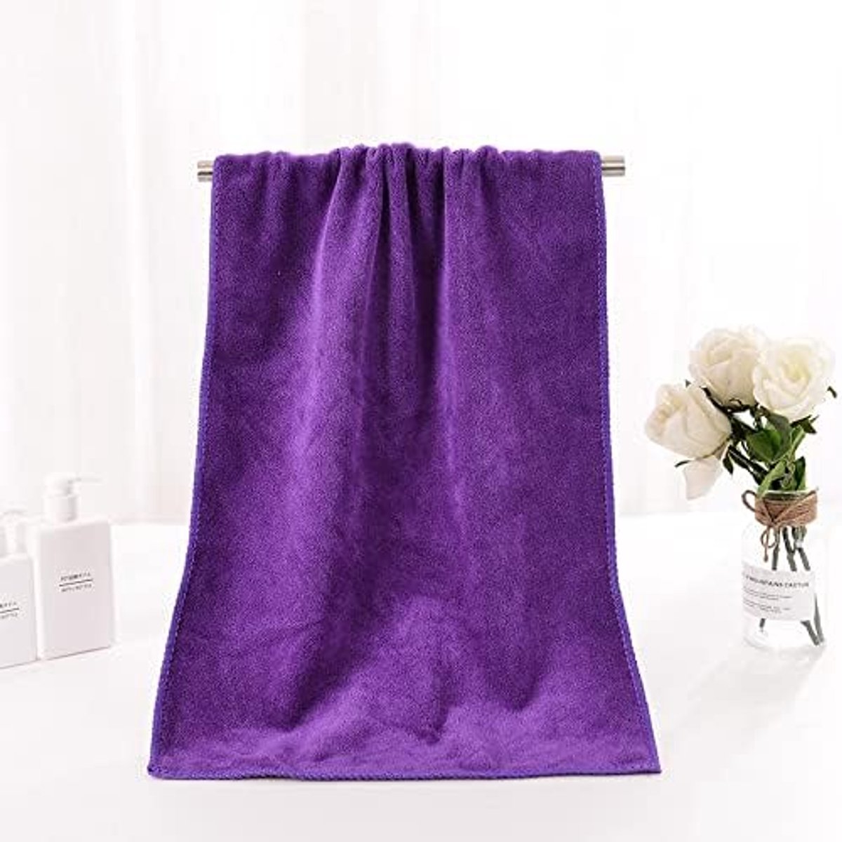 Super Absorberend Bad Towe Yoga Mat Handdoek Zachte Ademend Strandhanddoek voor Gym, Zwemmen, Sport, Reizen, Yoga
