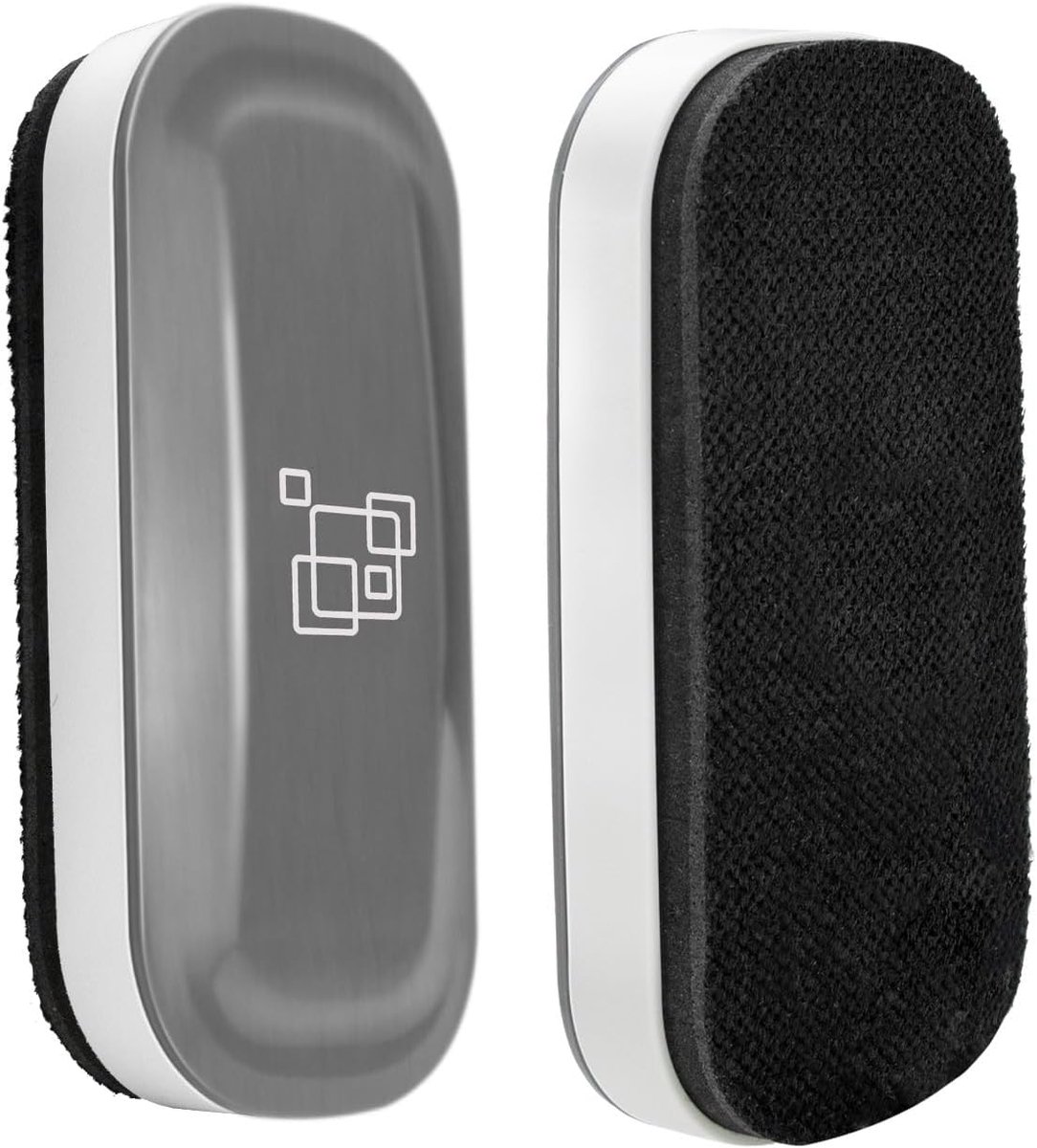 maxtek Magnetic Dry Erase Eraser, Glass Board Erasers, 2 Pack, Whiteboard Eraser for Dry Erase Board, Glass Board, Calendar Board, Office and School Supplies